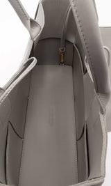 Bottega Veneta Small Arco Agate Grey Leather Tote Bag Ebexzsa 144010031901
