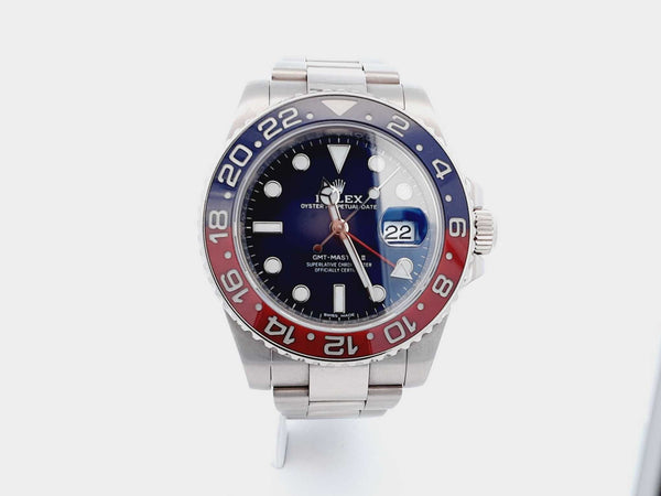 Rolex 116719blro 40 Pepsi-cola Gmt-master Ii 18k White Gold Watch 144010016847