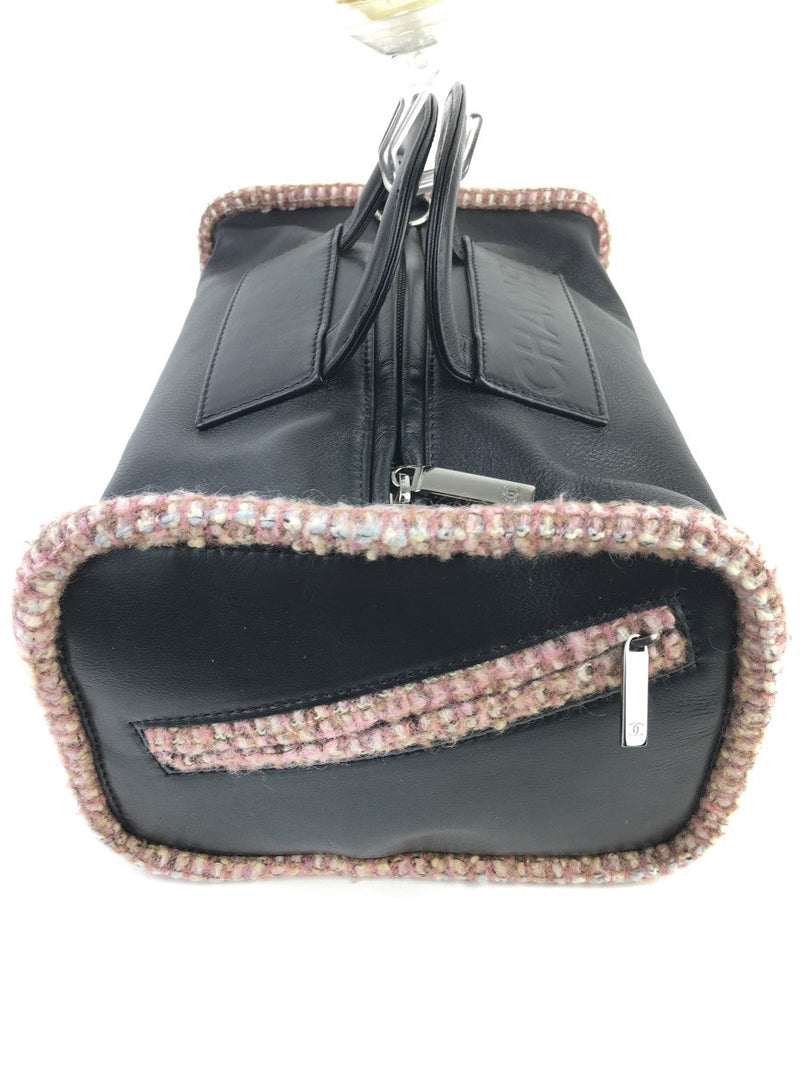 Chanel Vintage Black Calskin Bowler Bag (WPXZ) 144010000070 PS/DU