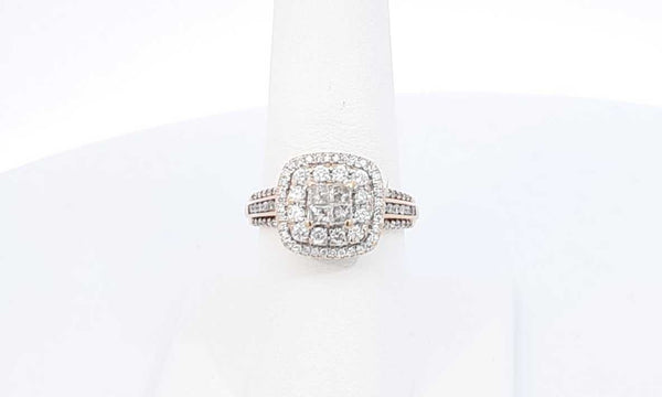 10k Yellow Gold Diamond Engagement Ring Size 7.25 Ebocrdu 144010024912