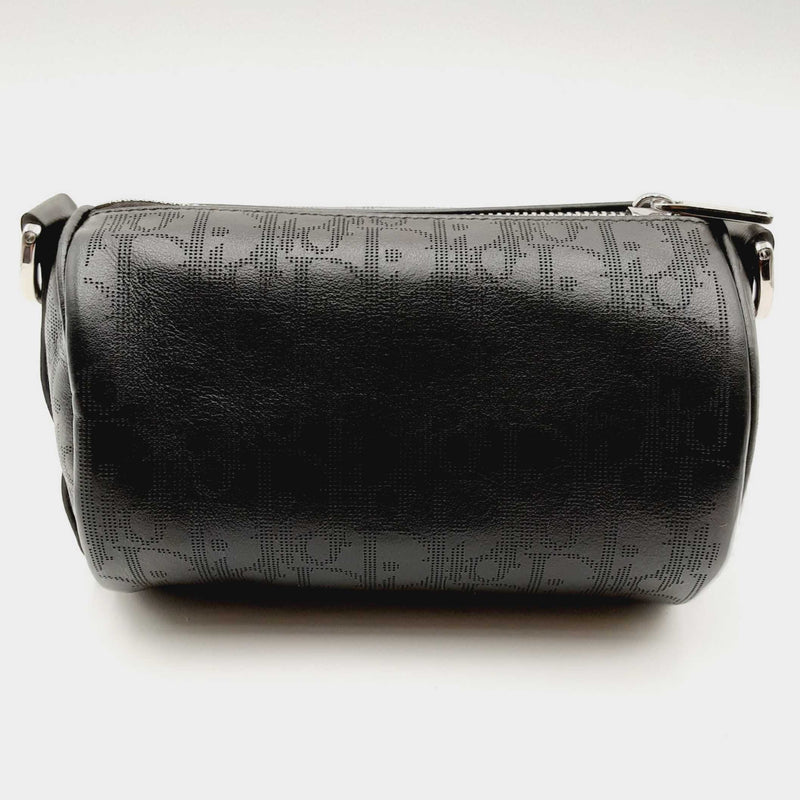 Christian Dior Black Mini Leather Profrated Roller Handbag Msrzxsa 144010003934