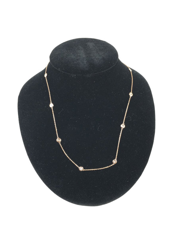 Lab Grown Diamond Necklace 0.50 CTW 14K Rose Gold (CEW) 144010001597