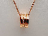 Bvlgari B.zero1 Legend 18k Gold Diamonds 18in Necklace Dowixzde 144020008146