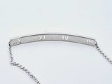 Tiffany & Co. Atlas Pierced Diamond 18K White Gold Chain Bracelet (PXZ) 144020006300 DO/DE