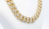 Sterling Silver Cuban Link Chain 109.9 Grams 21 Inch Eboredu 144030001649