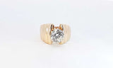 14k Yellow Gold Diamond Engagement Ring Size 7 10.12 Grams Ebcrxzdu 144010018116