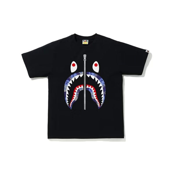 A Bathing Ape Star Shark Zip Print Tee, Size Medium (SP