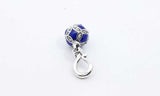 Pandora Sterling 2019 Blue Christmas Ornament Dangle Charm Ebrdu 144030007684