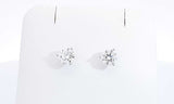 14k White Gold Diamond Stud Screwback Earrings Ebloxzdu 144030005593