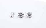 14k White Gold Lab Grown Diamond Stud Earrings Ebwixzdu 144030007901