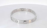 Cartier 18k White Gold Diamond Love Bracelet Size 16 Msszxzsa 144010026261