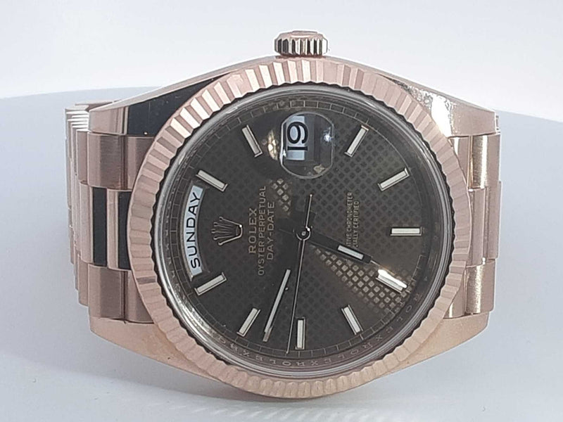 Rolex Oyster Perpetual Day-Date 228235 18K Rose Gold 40 MM (PCEZX) 144010014525 RP/SA