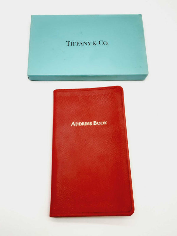 Tiffany & Co. Red Unused Address Book Collectable DOLRXDE 144020001636