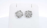 18k White Gold Diamond Cluster Stud Earrings 2.7 Grams Ebwxzdu 144030000423