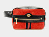 Gucci Red Suede Ophidia Small Belt Bag Size 75/30 (WRX) 144020005030 DO/DE