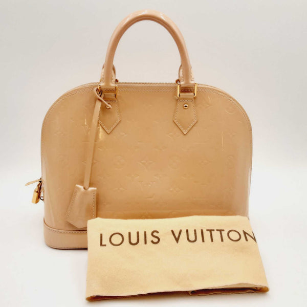 Louis Vuitton Gm Alma Monogram Beige Pearl Finish Handbag Lhcxzde 144010020483