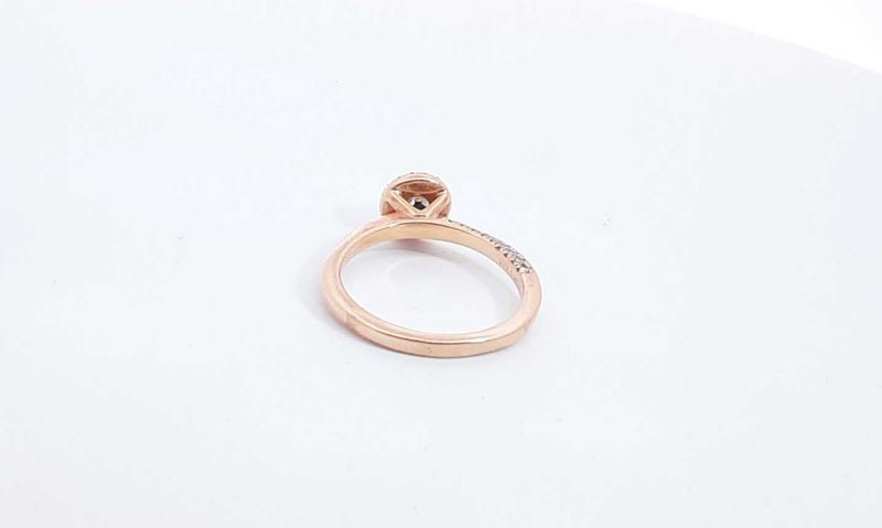 14k Rose Gold Vera Wang Love Diamond Ring Size 8.5 Eboxzdu 144030000972