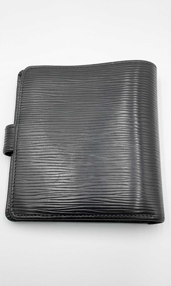 Louis Vuitton Epi Porte- Billets Black Textured Leather Compact Wallet Eblxzdu 144030003788