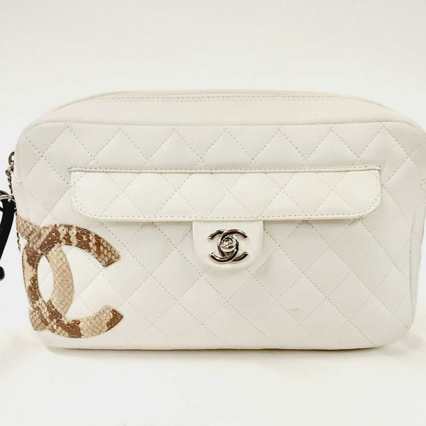 Chanel Cambon Camera Python – Comptoir Vintage