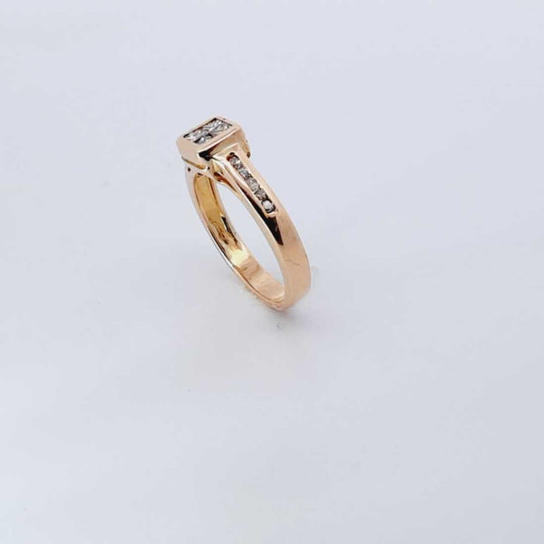 14K Yellow Gold 2.8 Carat Invisible-Set Diamond Ring (SX) 144010010811 CB/SA