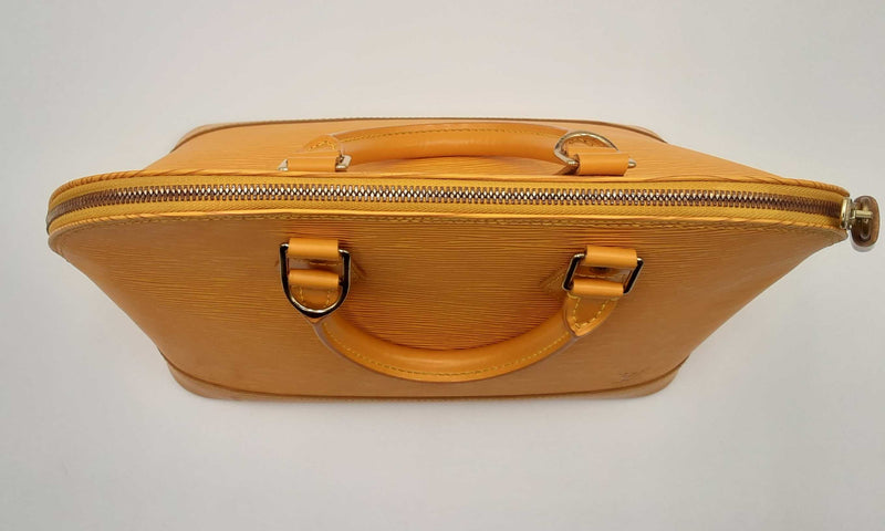 Louis Vuitton Epi Alma PM Yellow Handbag MSEZXSA 144010022906