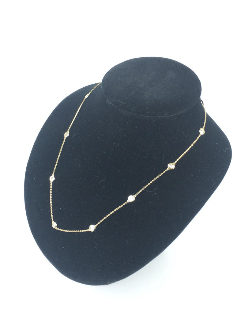 Lab Grown Diamond Necklace 0.50 CTW 14K YG (CEW) 144010001810