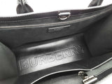 Burberry Denny Black Embossed Checked Leather Tote Bag Dorxzde 144020012770