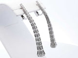 Gucci 18k White Gold Diamond Chiodo Drop Earrings Lhwpezde 144020005503