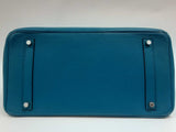 Hermès Cobalt Blue Clemence Birkin 35cm Palladium Hardware (SZXX) 144030000083 PS/DU