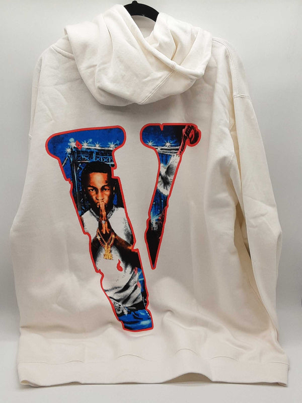 Vlone X Pop Smoke City White Hoodie Sweatshirt Size 2xl Dolirde 144010000102