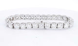 14k White Gold Lab Grown Diamond Tennis Bracelet 7 Inch Ebccrxsa 144010032175