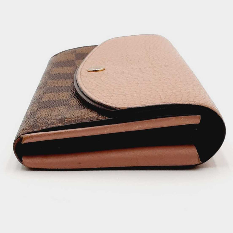 Louis Vuitton Normandy Damier Ebene Magnolia Canvas Leather Wallet (WXZ) 144010016126 CB/SA
