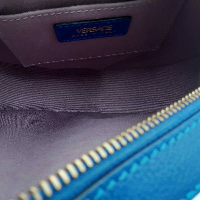 Versace La Medusa Round Canvas Leather Camera Shoulder Bag Msrrxsa 144010003675