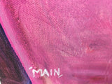 Jennifer Main A Single Red Rose Original On Canvas (RZX) 144010002474