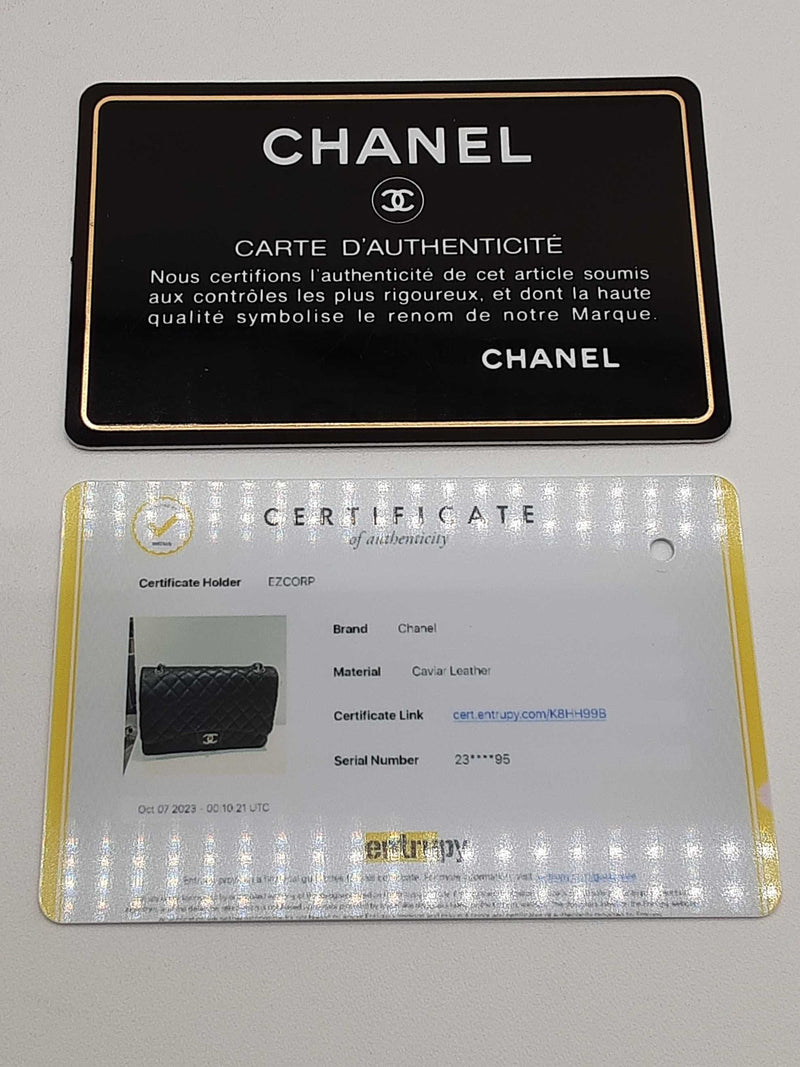 Chanel Maxi Double Flap Black Caviar Leather Shoulder Bag Dorrxzde 144010010014