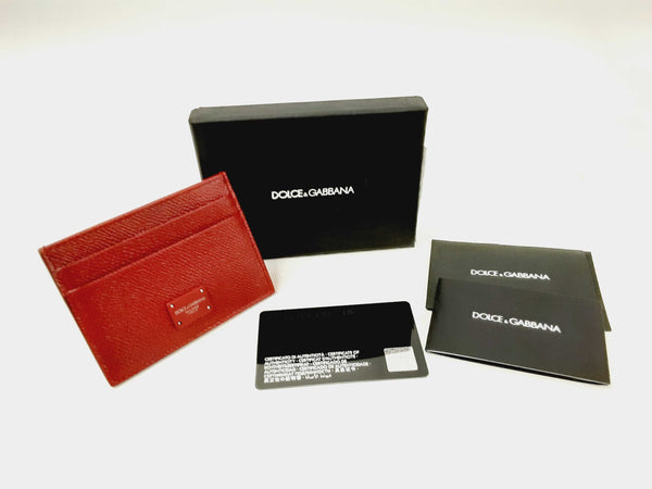 Dolce & Gabbana Portacarte St. Delphine Targ Red Card Holder (LCR) 144010010610 DO