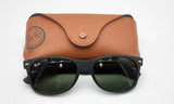 Ray- Ban Matte Black New Wayfarer Classic Sunglasses Ebordu 144030004763