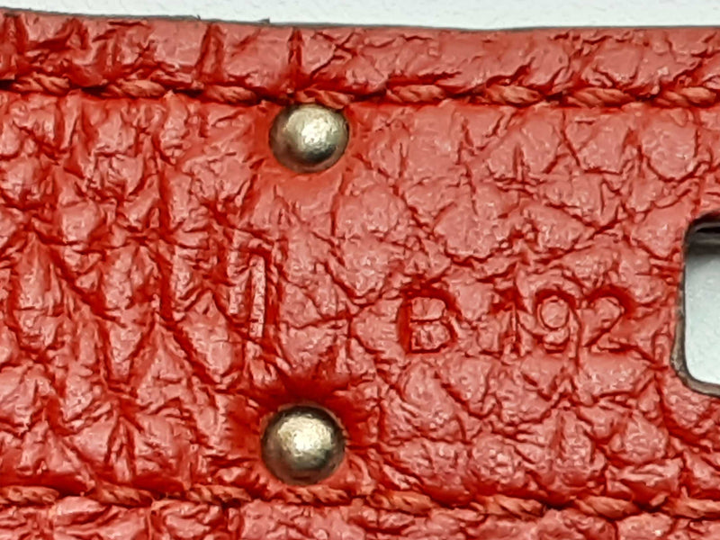 Hermes Birkin 35CM Rouge Casque Red Togo Palladium Hardware Handbag DOSRXZDE 144020005240