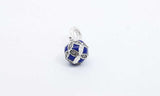 Pandora Sterling 2019 Blue Christmas Ornament Dangle Charm Ebrdu 144030007684