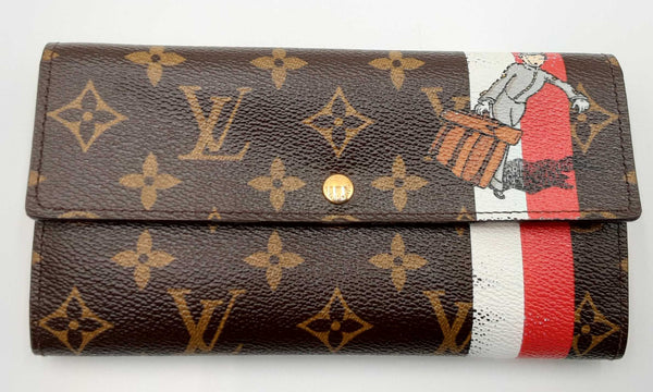 Louis Vuitton Monogram Coated Canvas Groom Sarah Wallet Eborxdu 144030002915