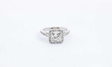 14k White Gold Diamond Engagement Ring Size 5 Eblrxzdu 144030003371