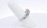 14k White Gold Diamond Engagement Ring Set Size 7 & 7.5 Ebrxzdu 144030000643