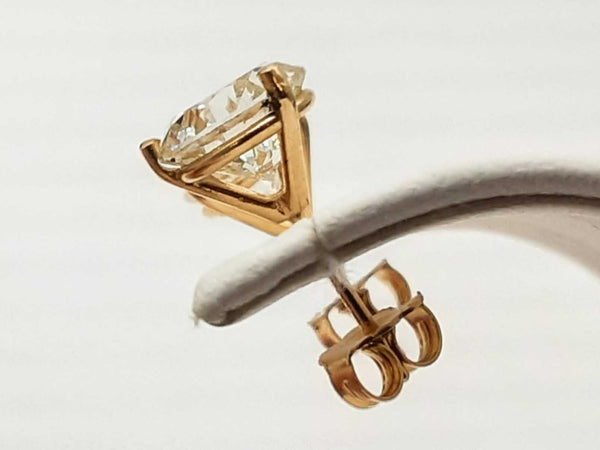 14k Yellow Gold Lab Grown Diamonds Double Stud Earrings Dolpxzde 144020004799
