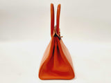 Hermés Birkin 30CM Orange Veau Gulliver Leather GHW (LPZXZ) 144020000926 DO