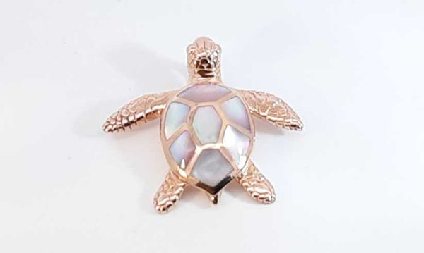 Kabana 14k Gold & Mother Of Pearl Turtle Pendant 4.7 Grams Eblrxdu 144030005244