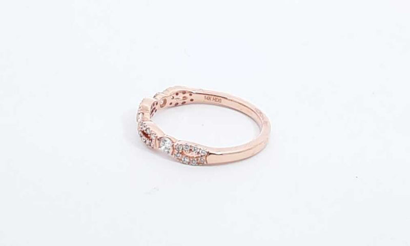 14k Rose Gold Lab Grown Diamond Ring Size 7.25 Eblsedu 144020004863