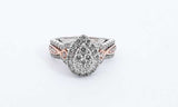 14k White Gold Diamond Engagement Ring Size 5 Eboxzdu 144030002077