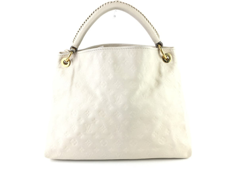 Louis Vuitton Cream Monogram Empreinte Artsy MM Shoulder Bag (LCRX)144010001354