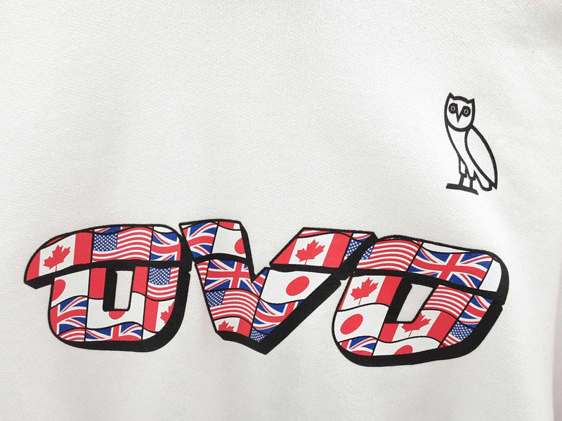 Ovo Flag Runner White Hoodie Sweater Size Xxl Dolirde 144010002639