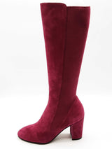 Stuart Weizman Livia 80 Cranberry Red Suede Boots Size 5 Dolxzde 144020004351